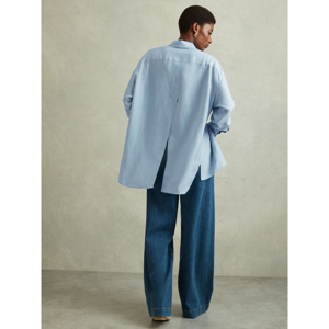 REISS BEATRIX Oversized Shirt With Linen